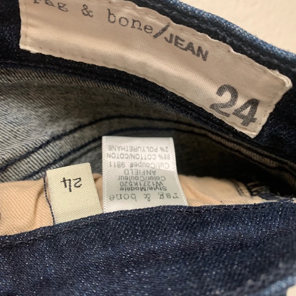 Rag & Bone Skinny Zipper Ankle Jean - Picture 7 of 8